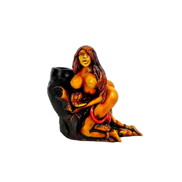 Snail Trail Girl Erotic Medium Pipe