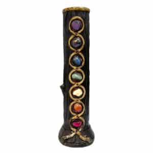 7 Stone Chakra Water Pipe