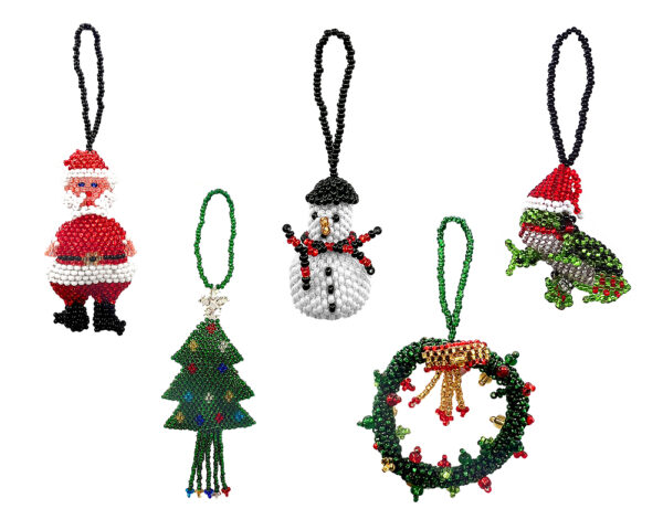 Seed Bead Christmas Ornaments