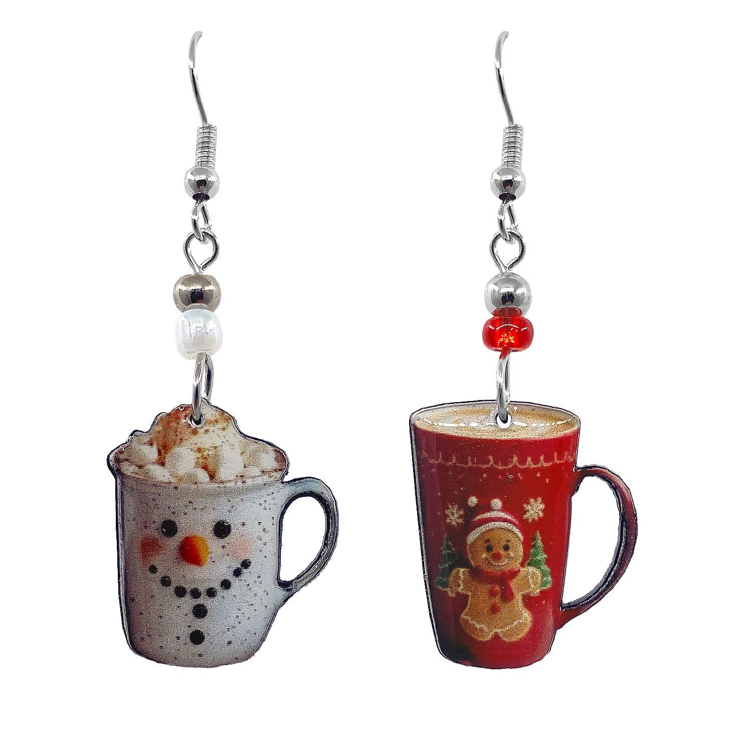 Acrylic Christmas Holiday Earrings - Image 4