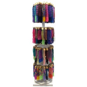2500pc Carded Friendship Bracelet Floor Stand