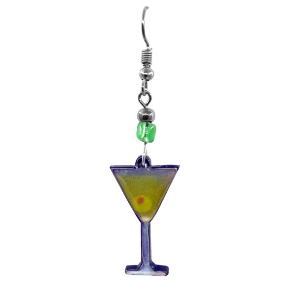 Acrylic Alcoholic Beverage Dangle Earrings - Image 8