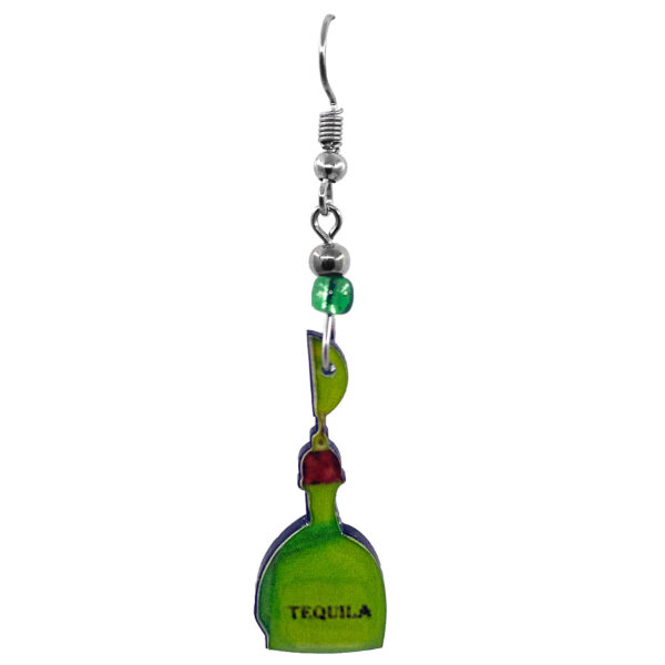 Acrylic Alcoholic Beverage Dangle Earrings - Image 6