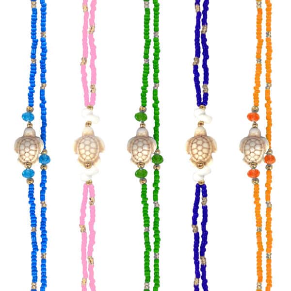 Sea Life Gold Beaded Multi Strand Bracelet - Image 4