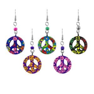 Peace Sign Durepox Earrings