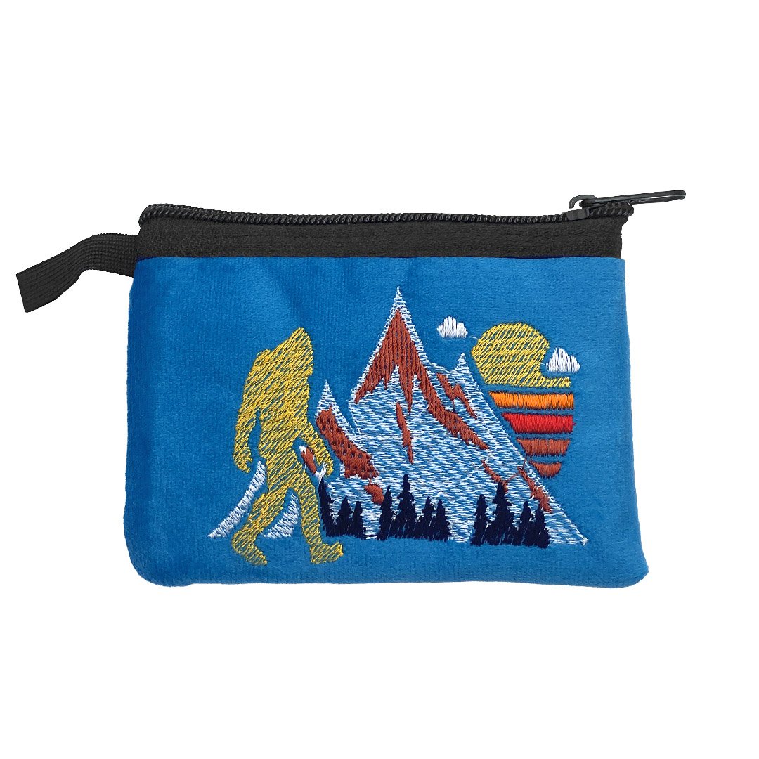 Embroidered Bigfoot Ecuadorian Coin Purse Pouch - Image 6