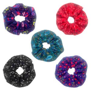 Paisley Fabric Scrunchie Hair Tie