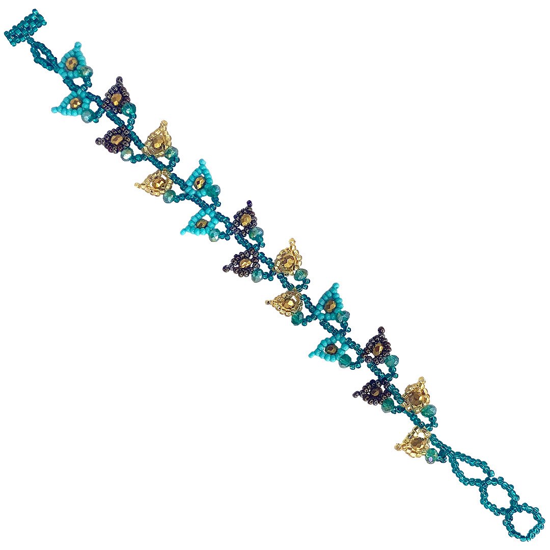 Leaf Vine Beaded Bracelet - Image 3