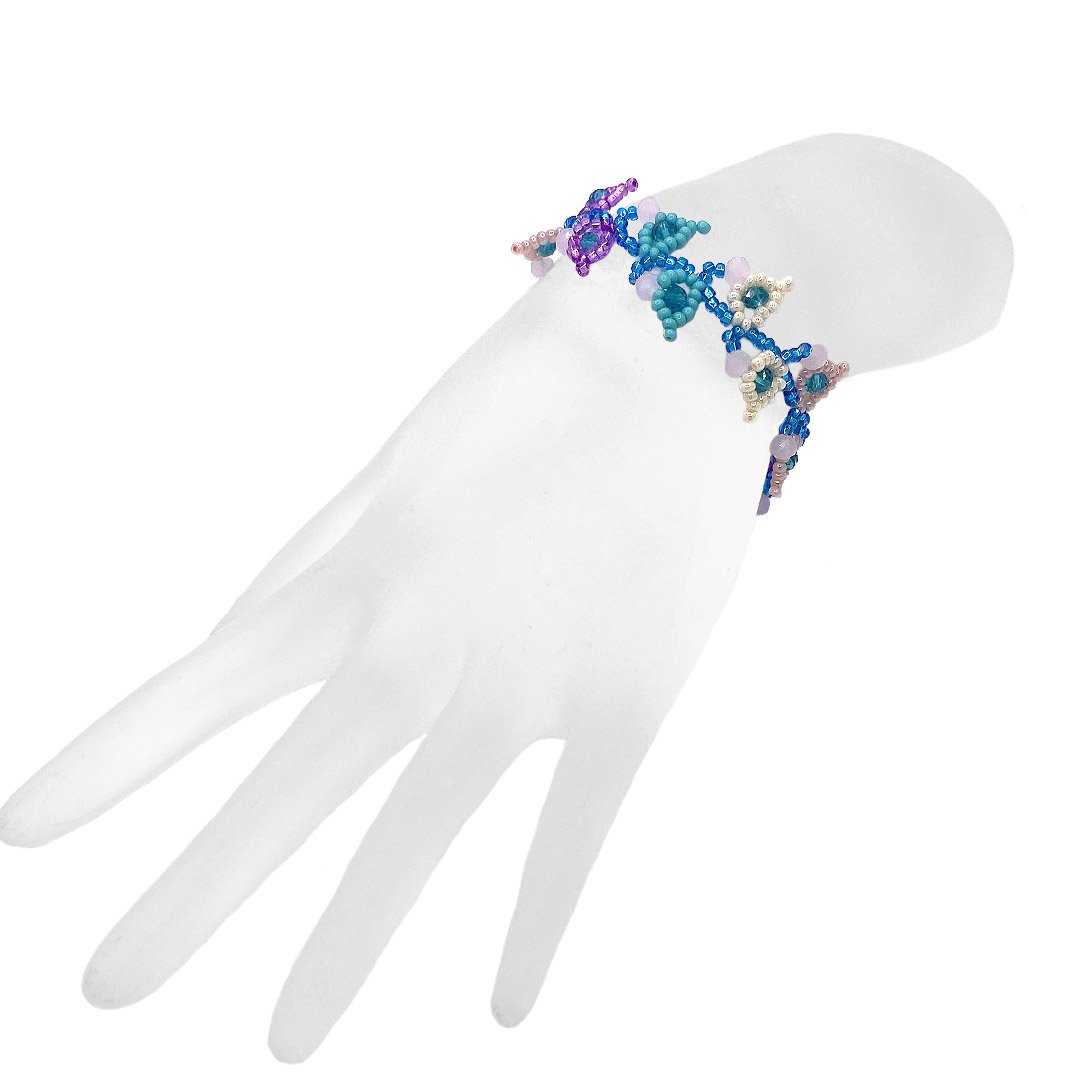 Leaf Vine Beaded Bracelet - Image 2