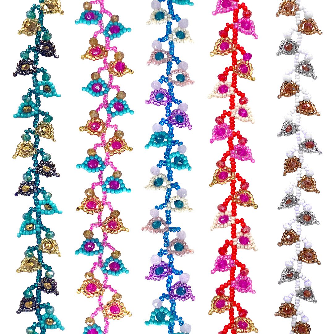 Leaf Vine Beaded Bracelet