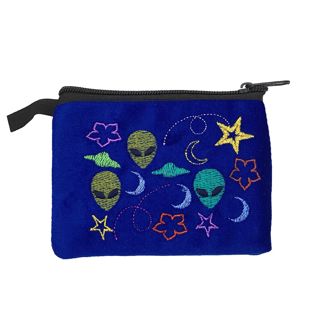 Embroidered Alien Ecuadorian Coin Purse - Image 12