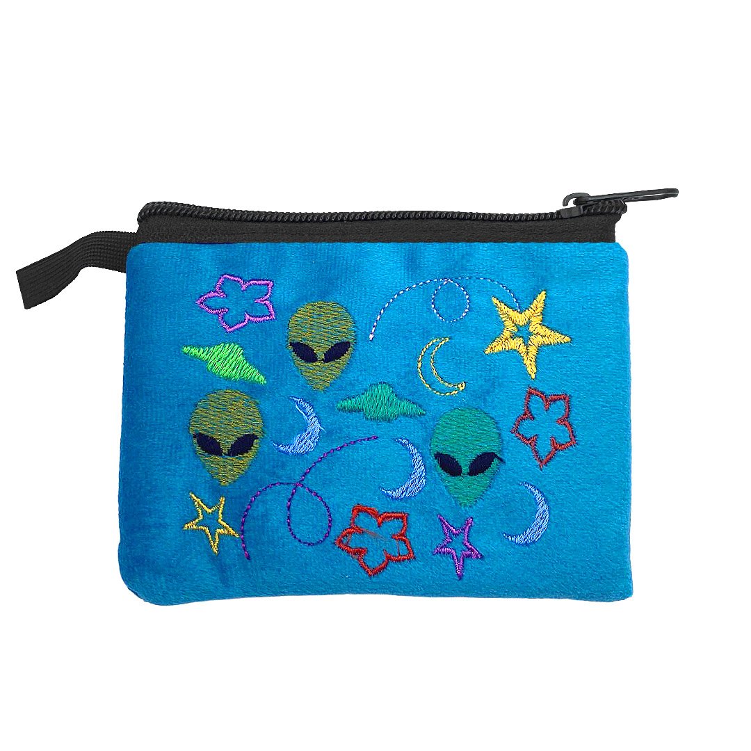 Embroidered Alien Ecuadorian Coin Purse - Image 11