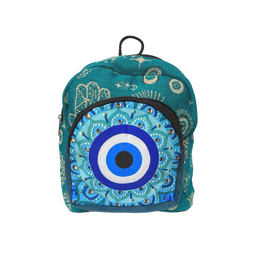 Mini Evil Eye Ecuadorian Backpack - Image 2