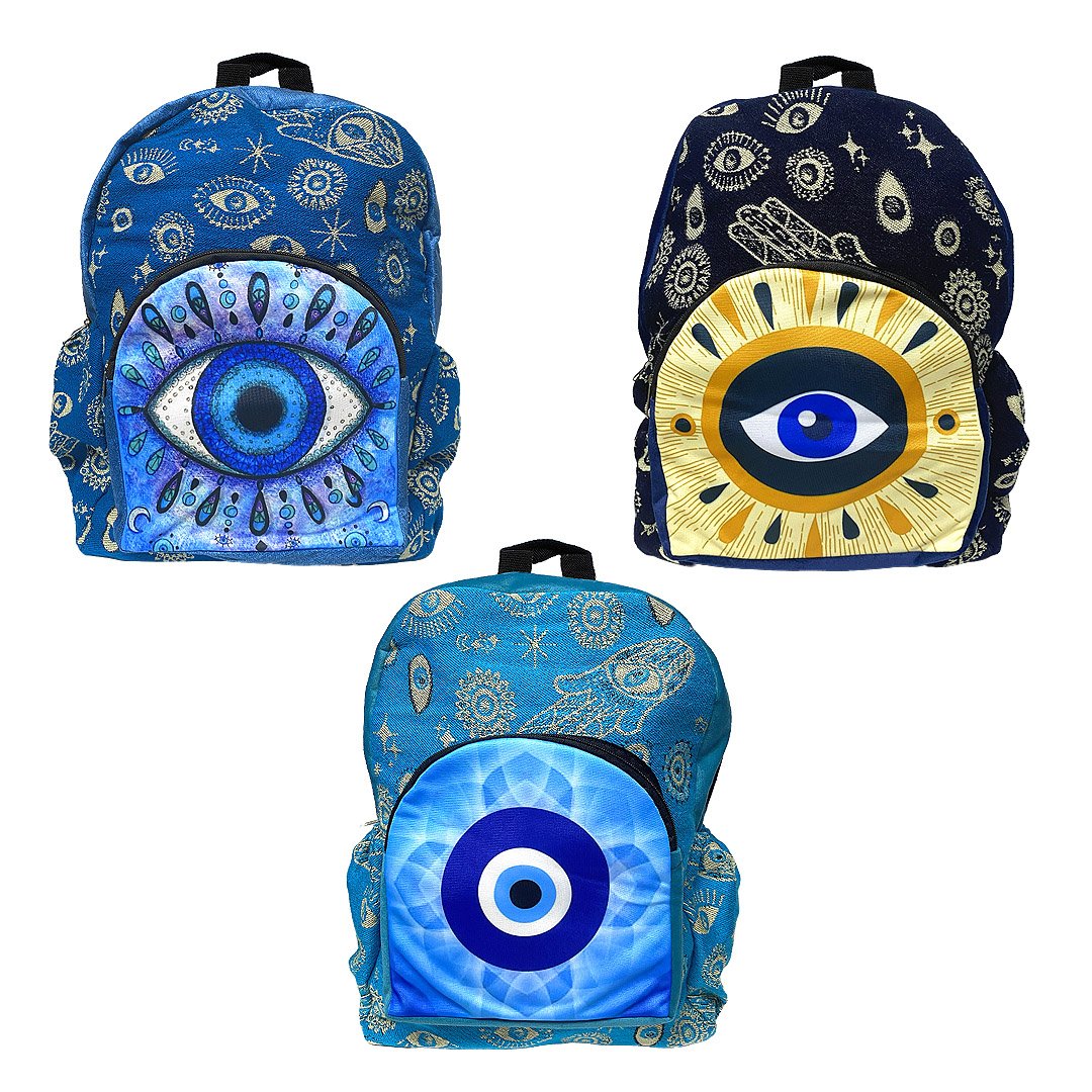Evil Eye Ecuadorian Backpack