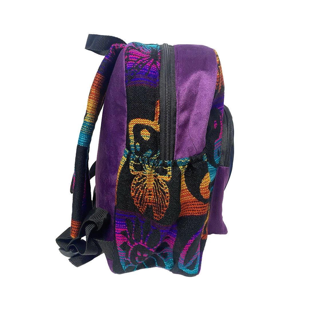 Small Shroom Hippie Ecuadorian Backpack - Image 4