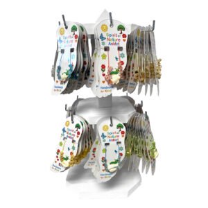 144pc Kids Sea Life Stone Pull Tie Anklet Display