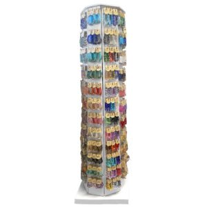1674pc Assorted Carded Pull Tie Bracelet Floor Stand