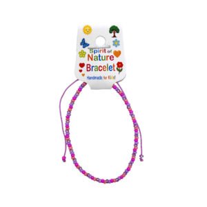 Kids Colombian Beaded Pull Tie Bracelet
