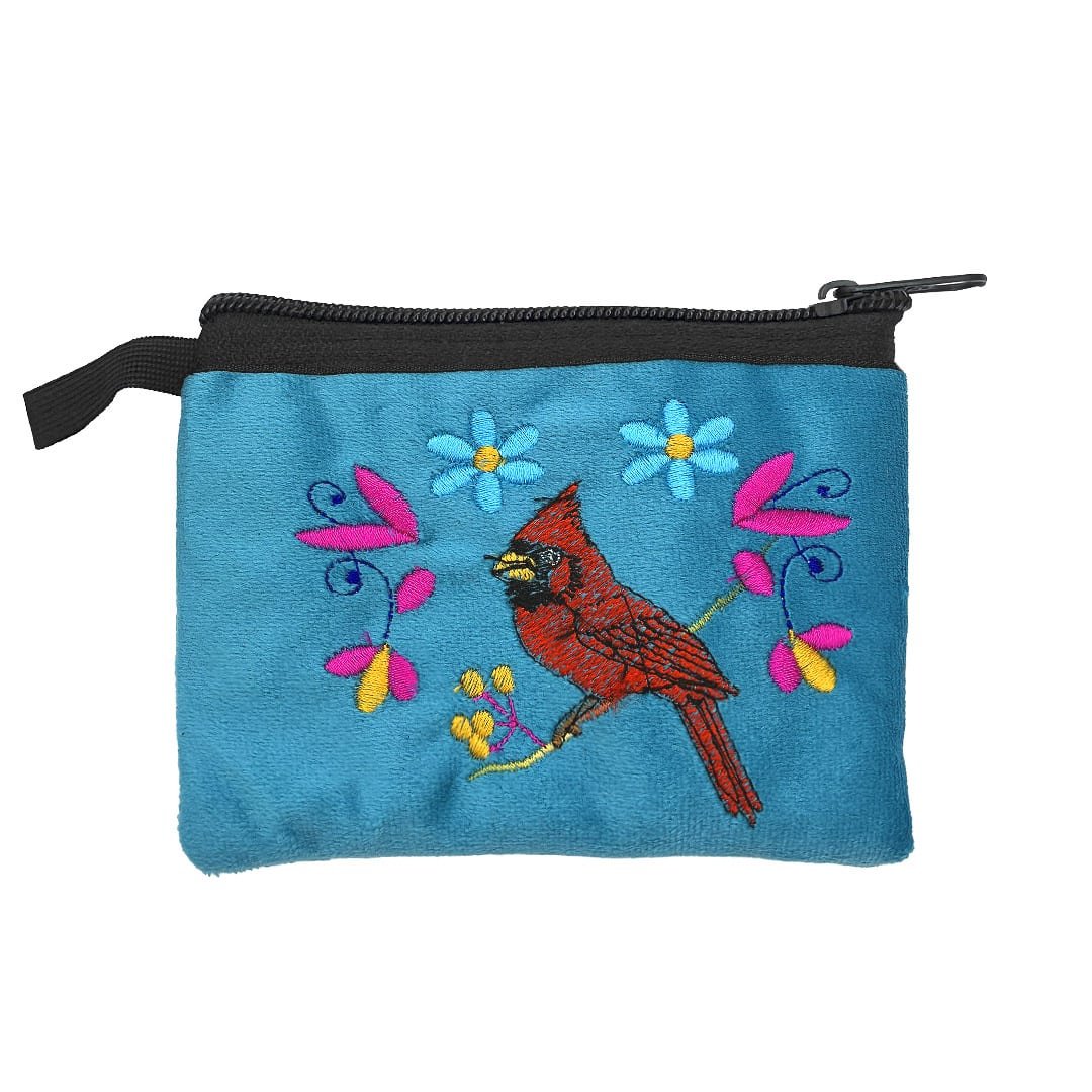 Embroidered Cardinal Ecuadorian Coin Purse - Image 6