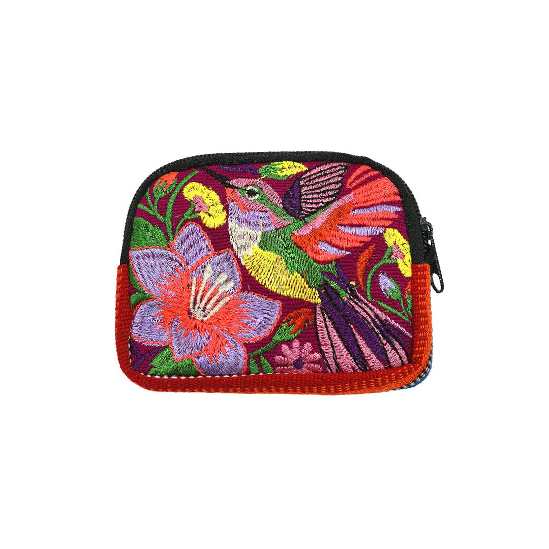 Embroidered Hummingbird Coin Purse - Image 4