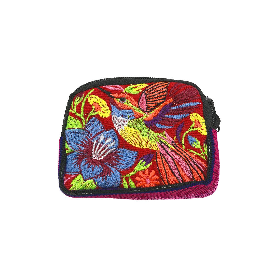 Embroidered Hummingbird Coin Purse - Image 3