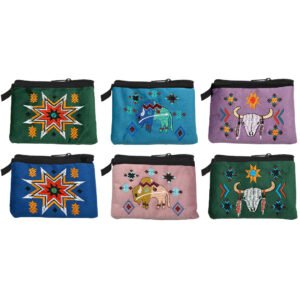 Embroidered Tribal Design Ecuadorian Coin Purse